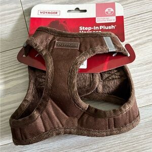 NEW Voyager Brown Step-in Plush Dog Vest Harness-For MEDIUM Size Dog
